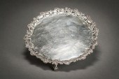 GEORGE III SILVER FOOTED SALVE