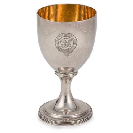 George III Silver Goblet 	 