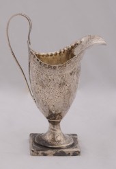 GEORGE III SILVER HELMET-FORM