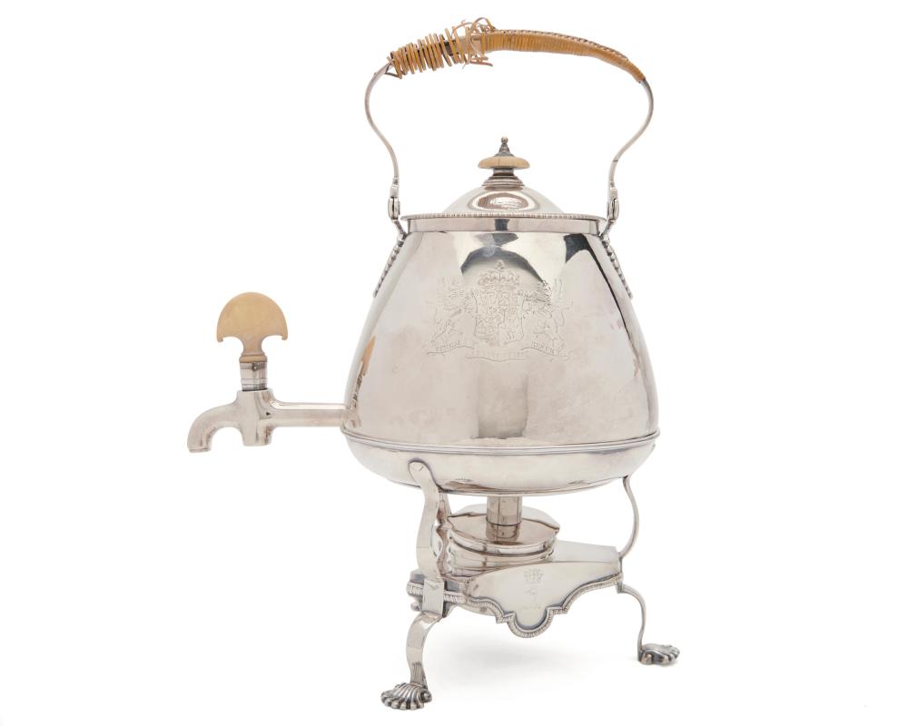 GEORGE III SILVER HOT WATER