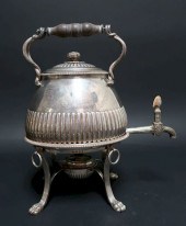 GEORGE III SILVER HOT WATER UR