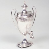GEORGE III SILVER HOT WATER UR