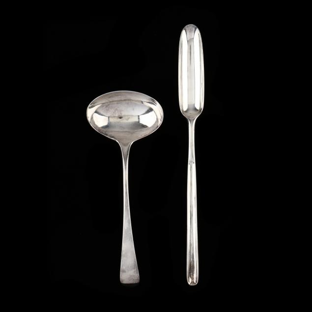 GEORGE III SILVER MARROW SCOOP