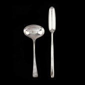GEORGE III SILVER MARROW SCOOP