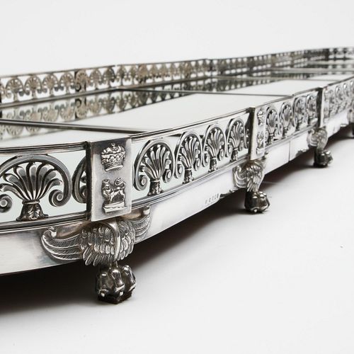 GEORGE III SILVER MIRROR