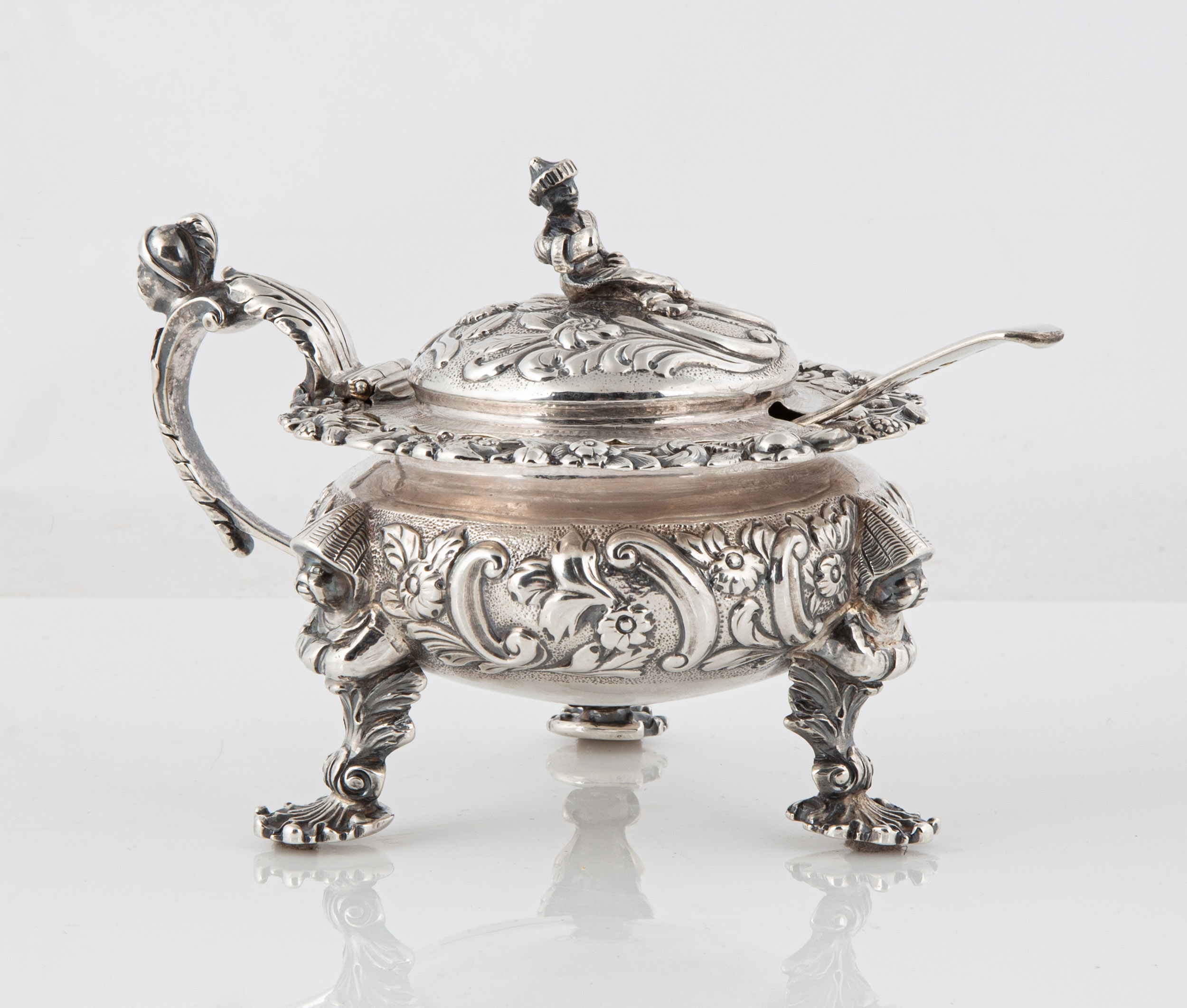 GEORGE III SILVER MUSTARD POT Early