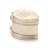 GEORGE III SILVER NUTMEG GRIND