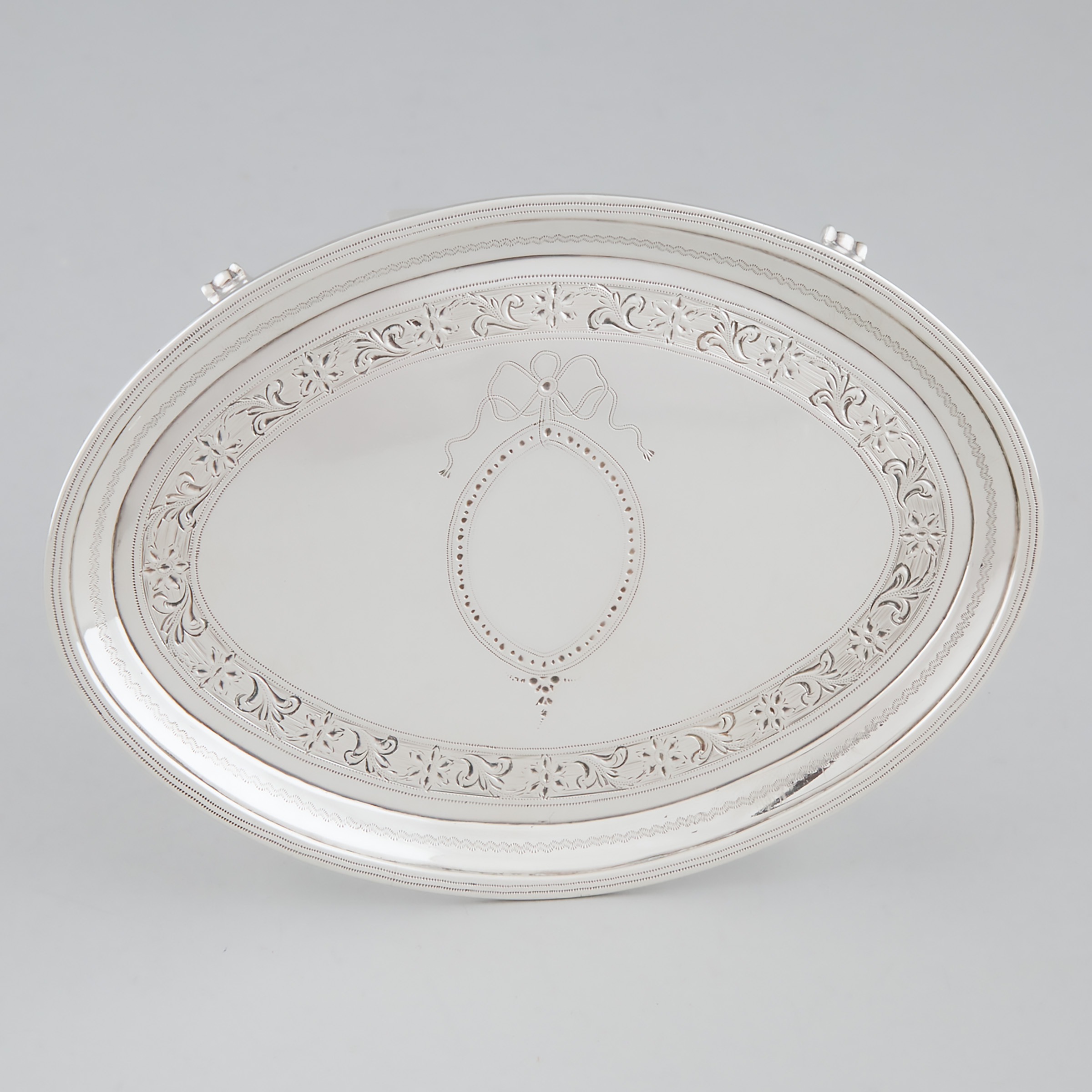 George III Silver Oval Teapot