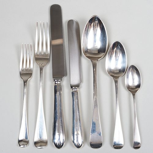 GEORGE III SILVER PART FLATWARE