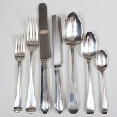 GEORGE III SILVER PART FLATWAR