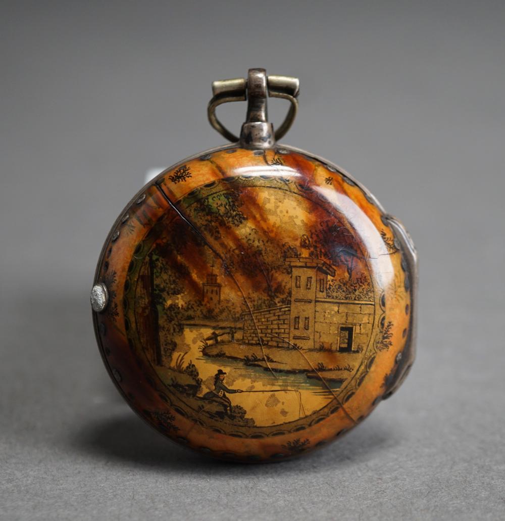 GEORGE III SILVER PEAR CASE