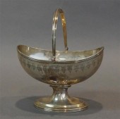 GEORGE III SILVER PEDESTAL SUG
