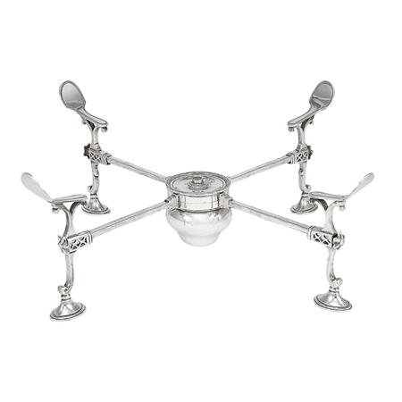 George III Silver Plate Warmer 	 