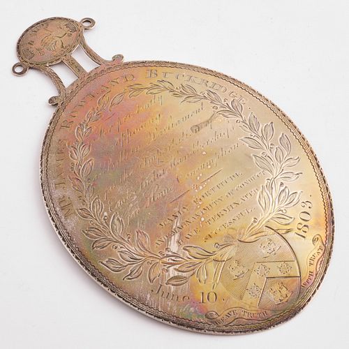 GEORGE III SILVER PRESENTATION