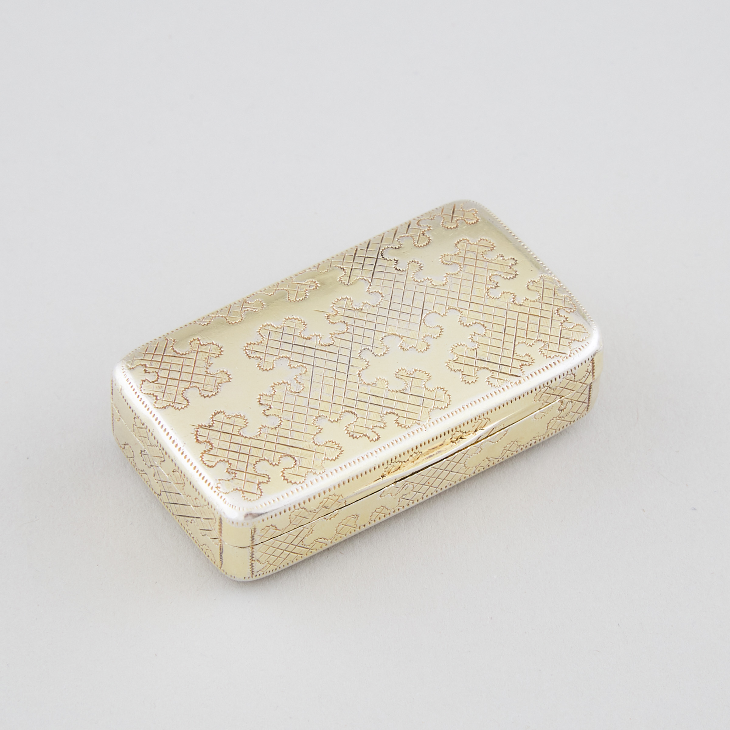 George III Silver Rectangular Snuff