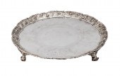 GEORGE III SILVER SALVER, EBEN