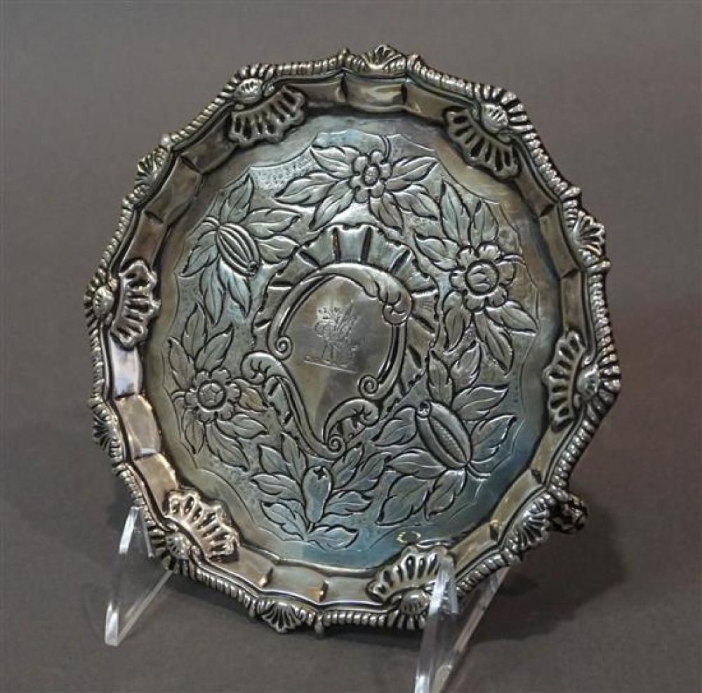 GEORGE III SILVER SALVER,