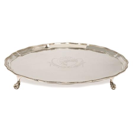 George III Silver Salver 	 