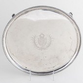 GEORGE III SILVER SALVERMark o