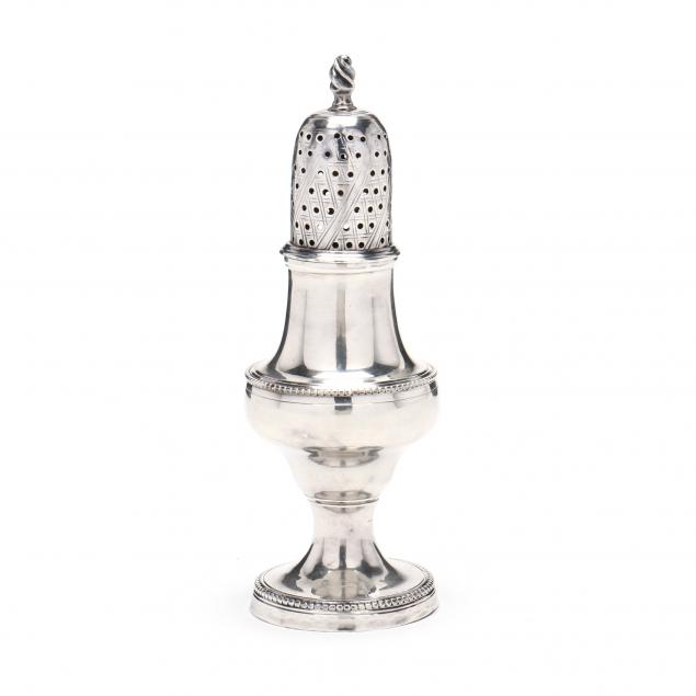 GEORGE III SILVER SUGAR CASTOR,