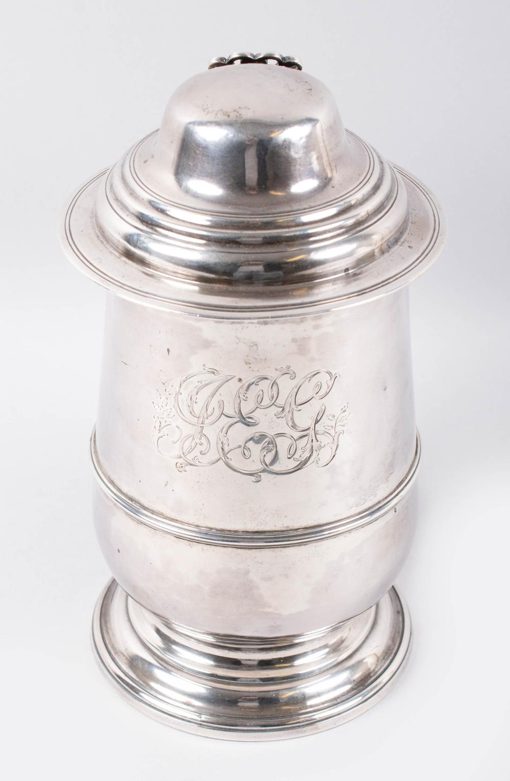 GEORGE III SILVER TANKARD, LONDON