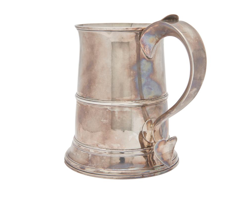 GEORGE III SILVER TANKARD,