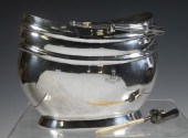 GEORGE III SILVER TEA CADDY BY