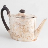 GEORGE III SILVER TEA POTMark