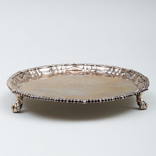GEORGE III SILVER WAITERMark of