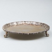GEORGE III SILVER WAITERMark o