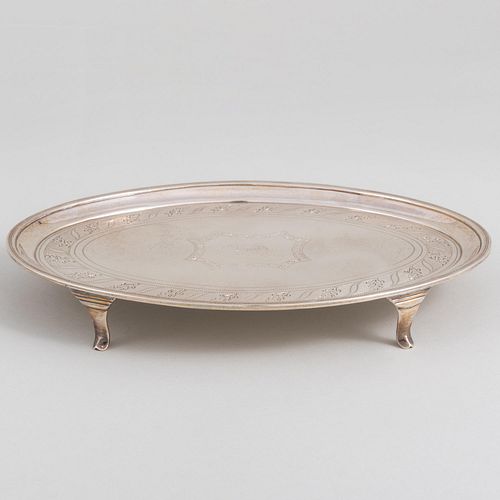 GEORGE III SILVER WAITERMark of