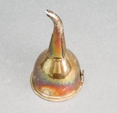 GEORGE III SILVER WINE FUNNEL