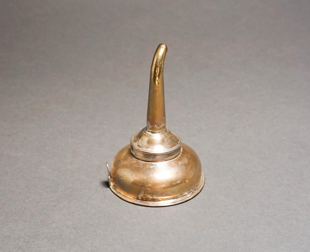 GEORGE III SILVER WINE FUNNEL, 2.95