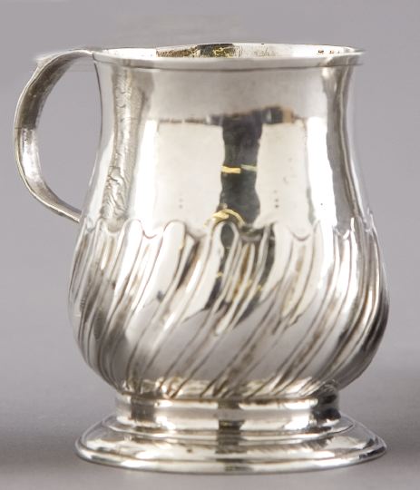 George III Spiral-Ribbed Sterling