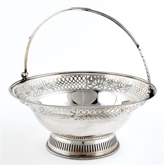 George III sterling basket of