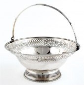 George III sterling basket of
