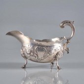 GEORGE III STERLING GRAVY BOAT