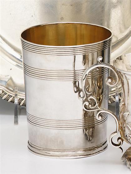 George III sterling silver beaker