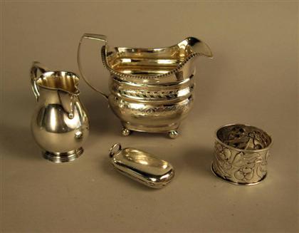 George III sterling silver cream