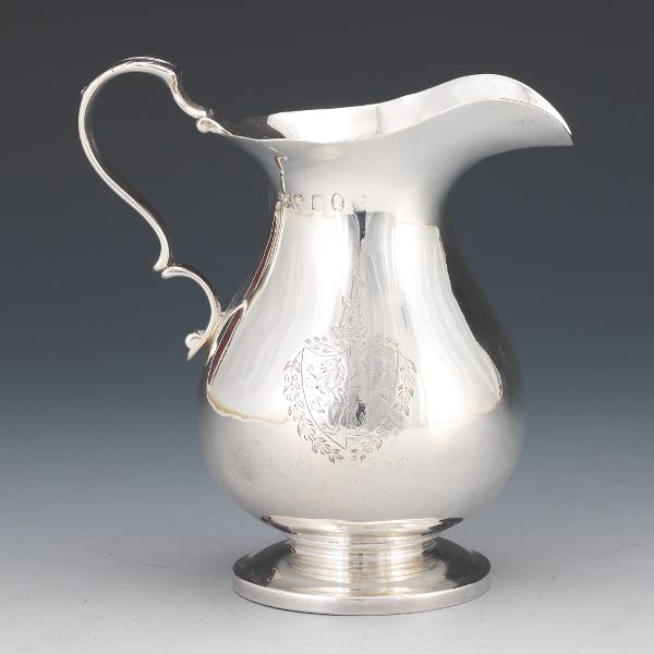GEORGE III STERLING SILVER CREAMER,