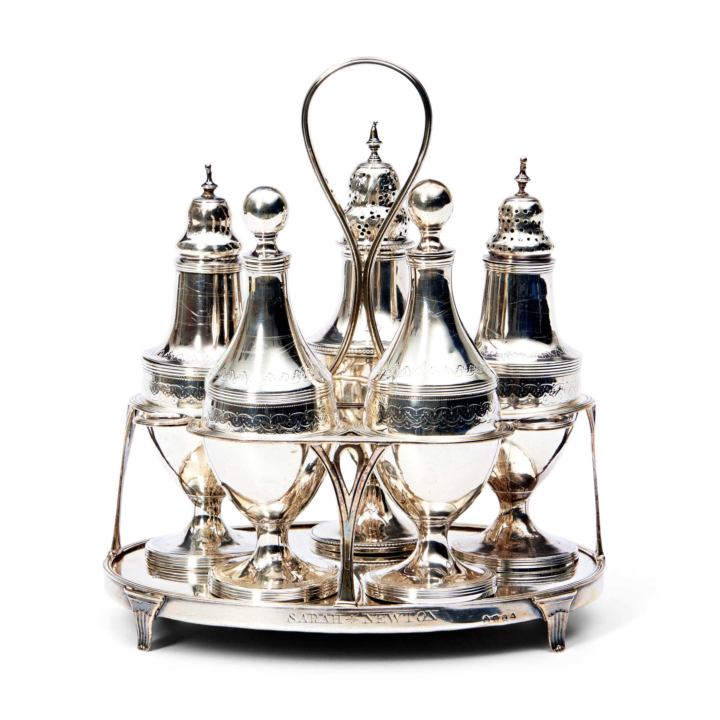 GEORGE III STERLING SILVER CRUET