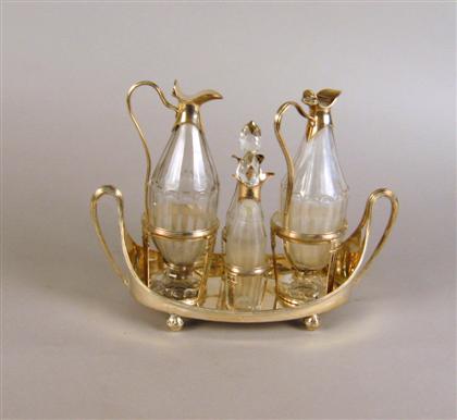 George III sterling silver cruet