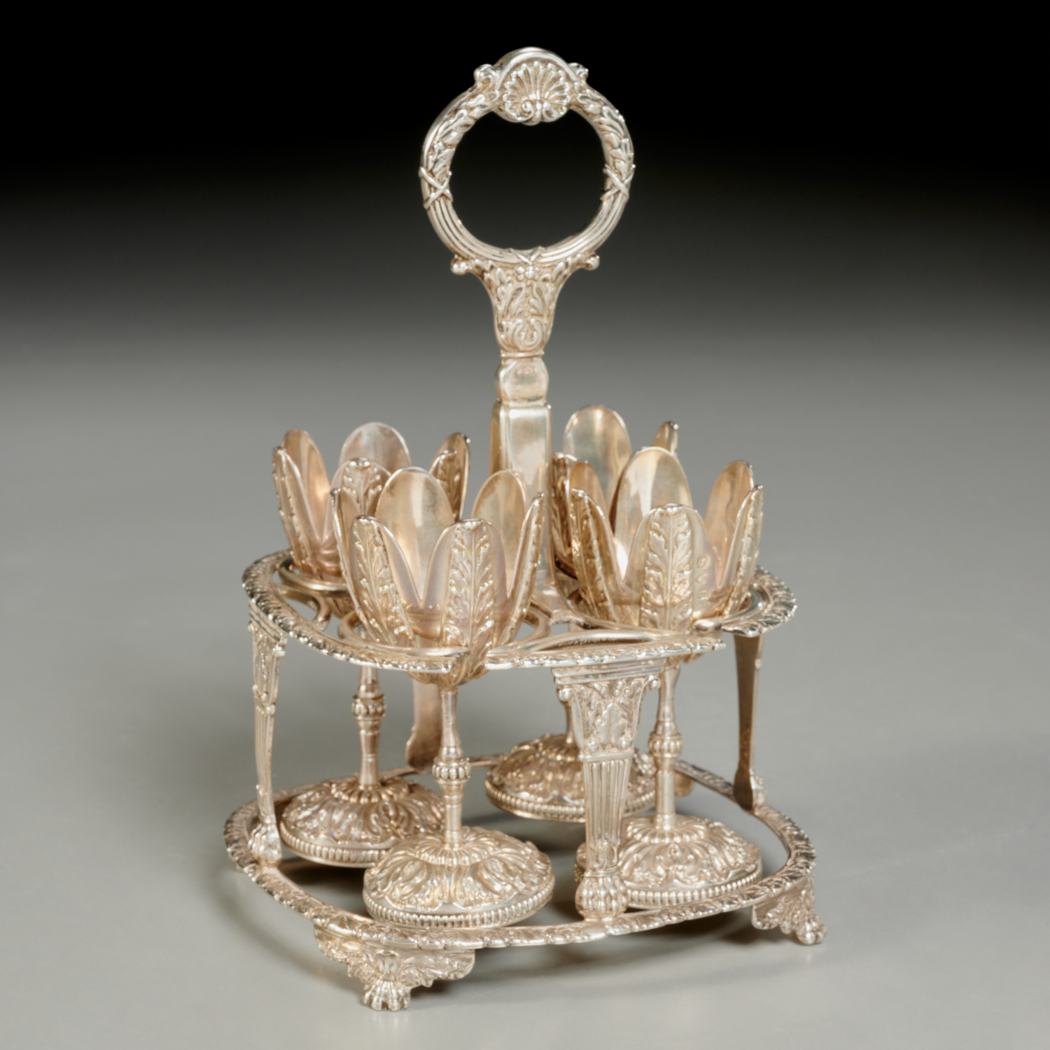 GEORGE III STERLING SILVER EGG