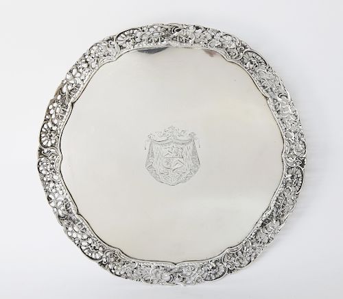 GEORGE III STERLING SILVER FOOTED