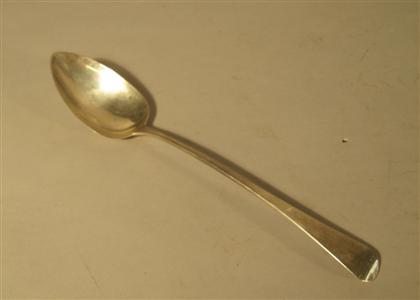 George III sterling silver stuffing