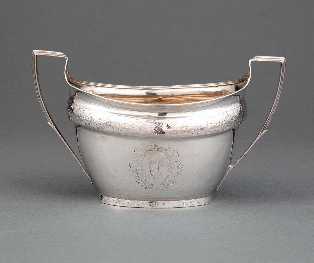 GEORGE III STERLING SILVER SUGAR