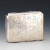GEORGE III STERLING SILVER TAB