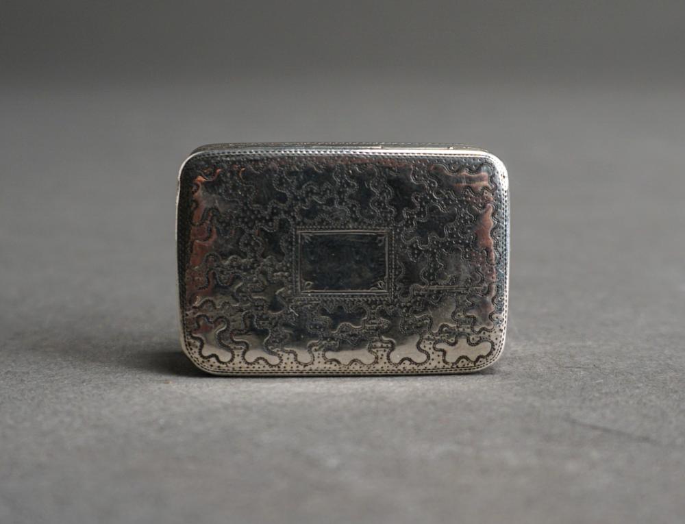 GEORGE III STERLING SILVER