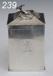 George III Sterling Tea Cady b