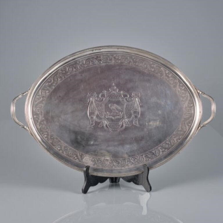 GEORGE III STERLING TEA TRAYA